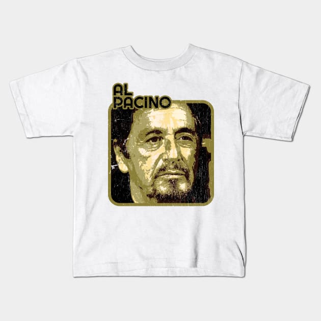 al pacino vintage grunge Kids T-Shirt by podni cheear